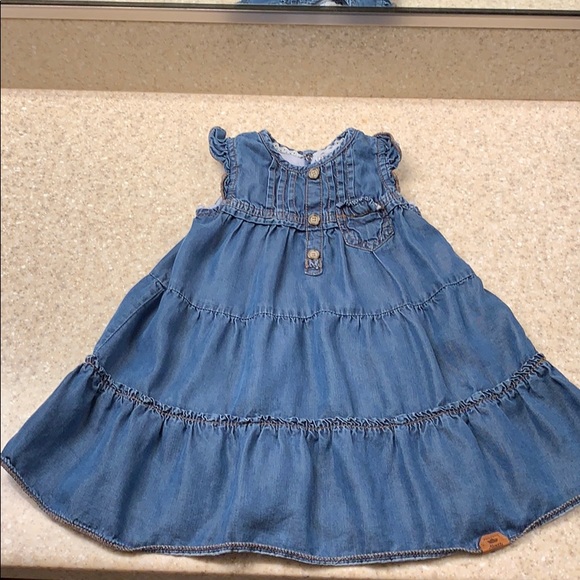 Mayoral Baby Dress 24 mos Denim - Picture 1 of 5